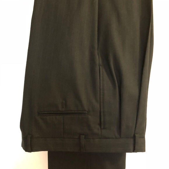 Charcoal pinstripe men's suit - Picture 7 of 7